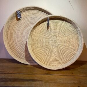 Set de 2 bandejas redondas