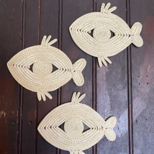 Set de 3 pececitos para decoración de pared